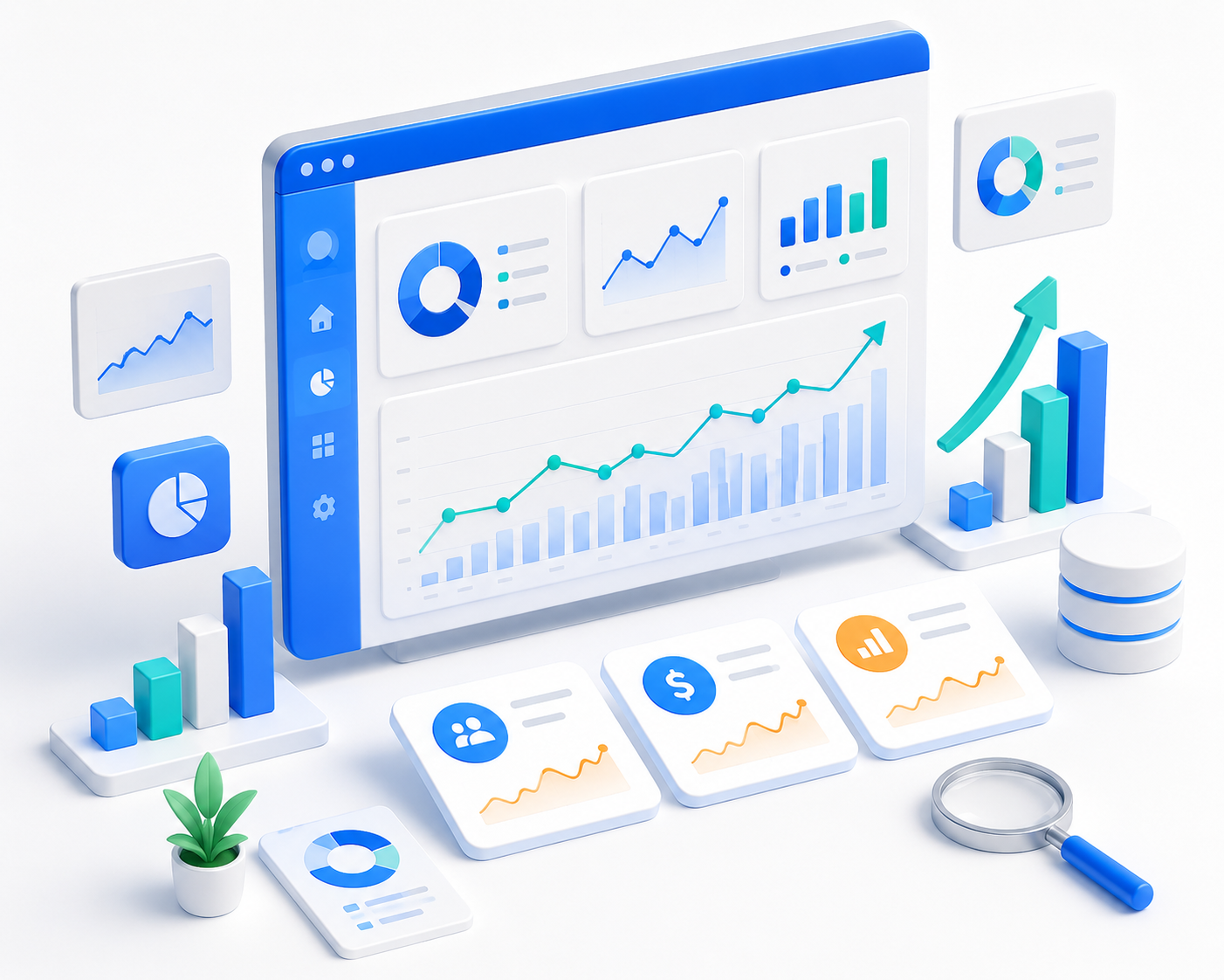 Business Intelligence - Charts and analytics dashboard